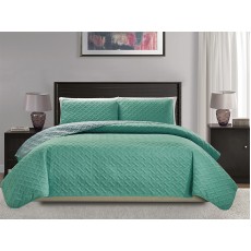 Reversible Bedspread Turquoise