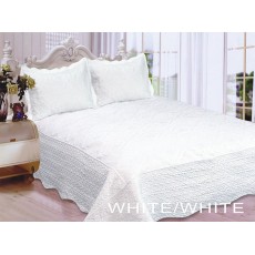 Polysilk Quilt White