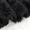 Polyester Shaggy - Black