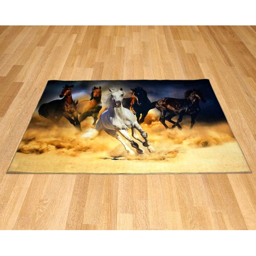 Printed Carpet - Horses