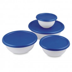 8 Piece Covered Bowl Set