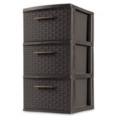 3 Drawer Weave Tower
