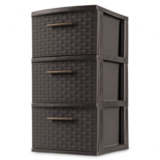 3 Drawer Weave Tower