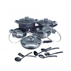 16 PC Non-Stick Heavy Gauge Cookware Set