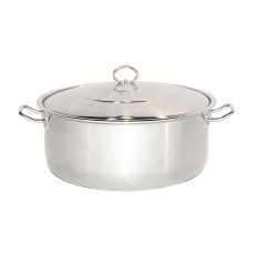 Stainless Steel Stock Pot With Lid - 22Qt - 26Qt