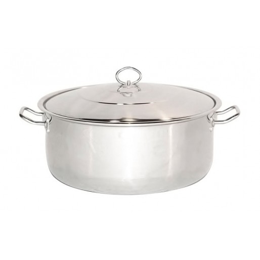 Stainless Steel Stock Pot With Lid - 22Qt - 26Qt
