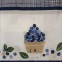 Blueberries Kitchen Curtain