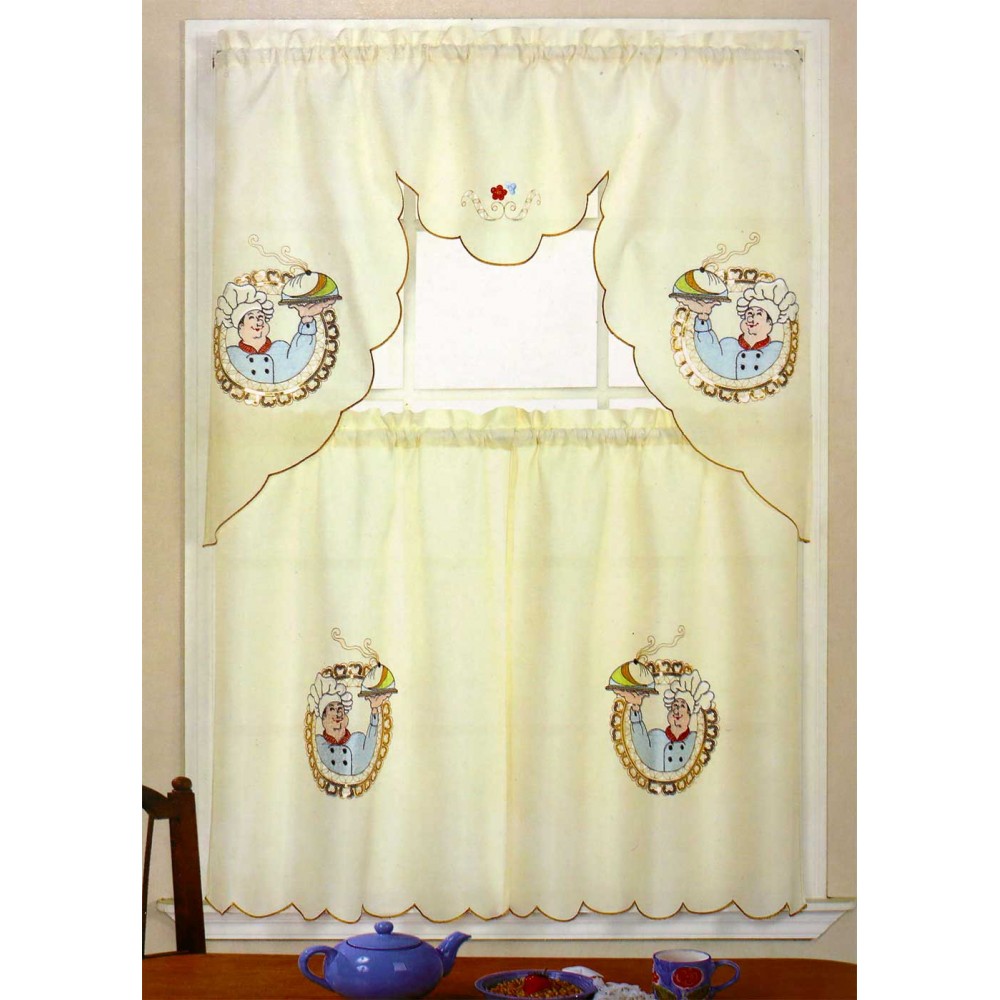  Chef Kitchen Curtains, Chef Kitchen Valances for