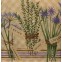 Lavender Flowers Kitchen Curtain