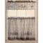 Rustic Scroll Kitchen Curtain