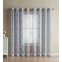 Lattice Sheer Embroidered Grommer Curtain Panel